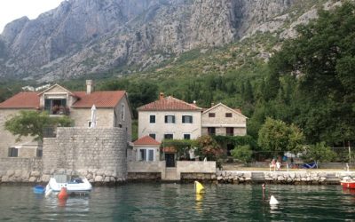 Waterfront House on the Shore in Kotor Bay, Montenegro